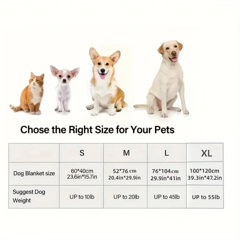 Cobertor para Pets de Lã Coral com Padrão de Pontinhos Lavável - Image 6