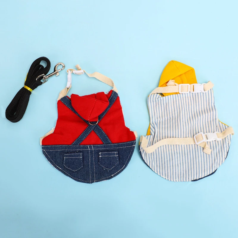 Coleira e Arnês para Animais Pequenos em Jeans - Image 3