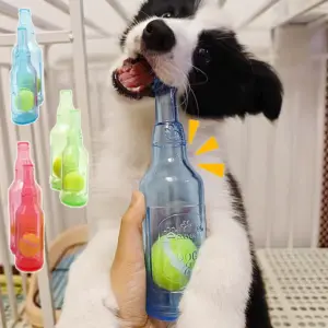 brinquedo garrafa cerveja para cães