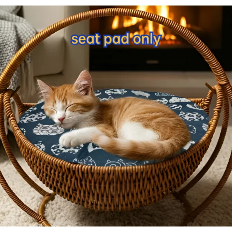 Cama Redonda para Gatos e Cães Pequenos 40 cm Portátil - Image 5