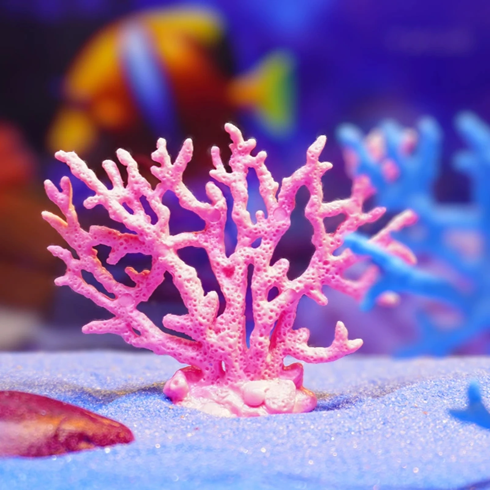 Decoração de Coral Artificial para Aquário 10x7,5x2,4 cm - Imagem 3