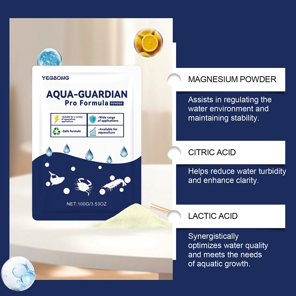 Pó Clarificador para Aquário 100g: Água Limpa e Cristalina - Imagem 3