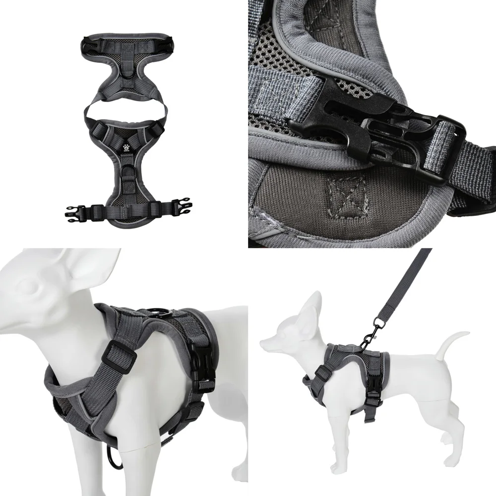 Colete para Cães e Gatos Ajustável com Faixa Reflexiva para Passeio - Imagem 4