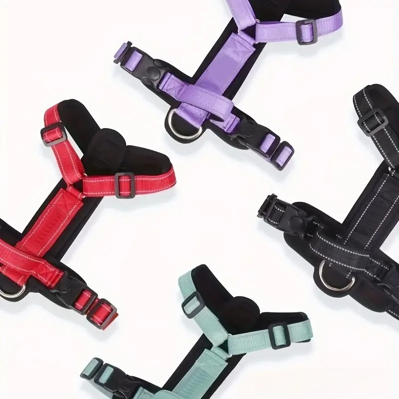 Colete para Cães Pequenos e Médios de Nylon Refletivo com Alça - Imagem 3