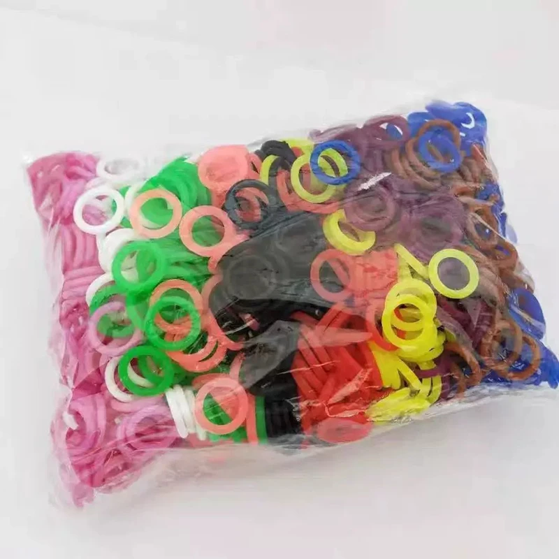 Anel de Borracha Elástica para Pés de Pombos 8mm - Imagem 4