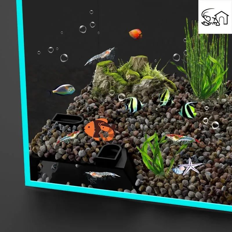Túnel para Aquário Subterrâneo para Peixes e Camarões - Imagem 3