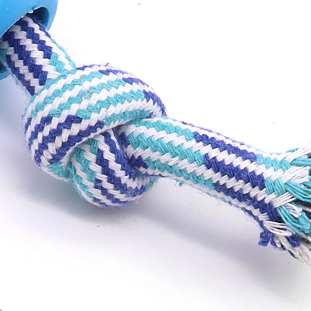Brinquedo de Corda para Cães com Bola de TPR e Corda de Algodão - Image 5