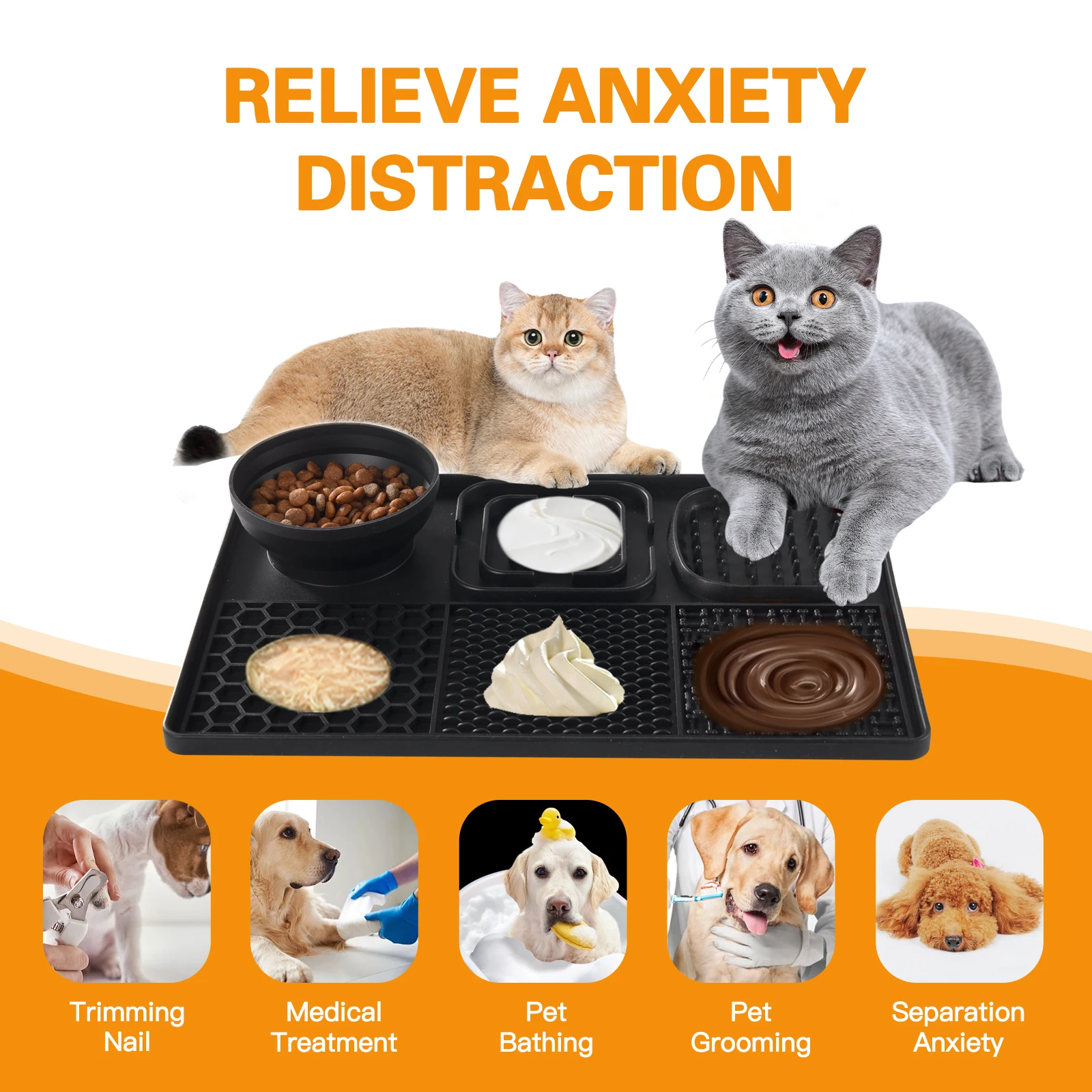 Tapete Lento para Cães de Silicone com Ventosa e Sem BPA - Image 3