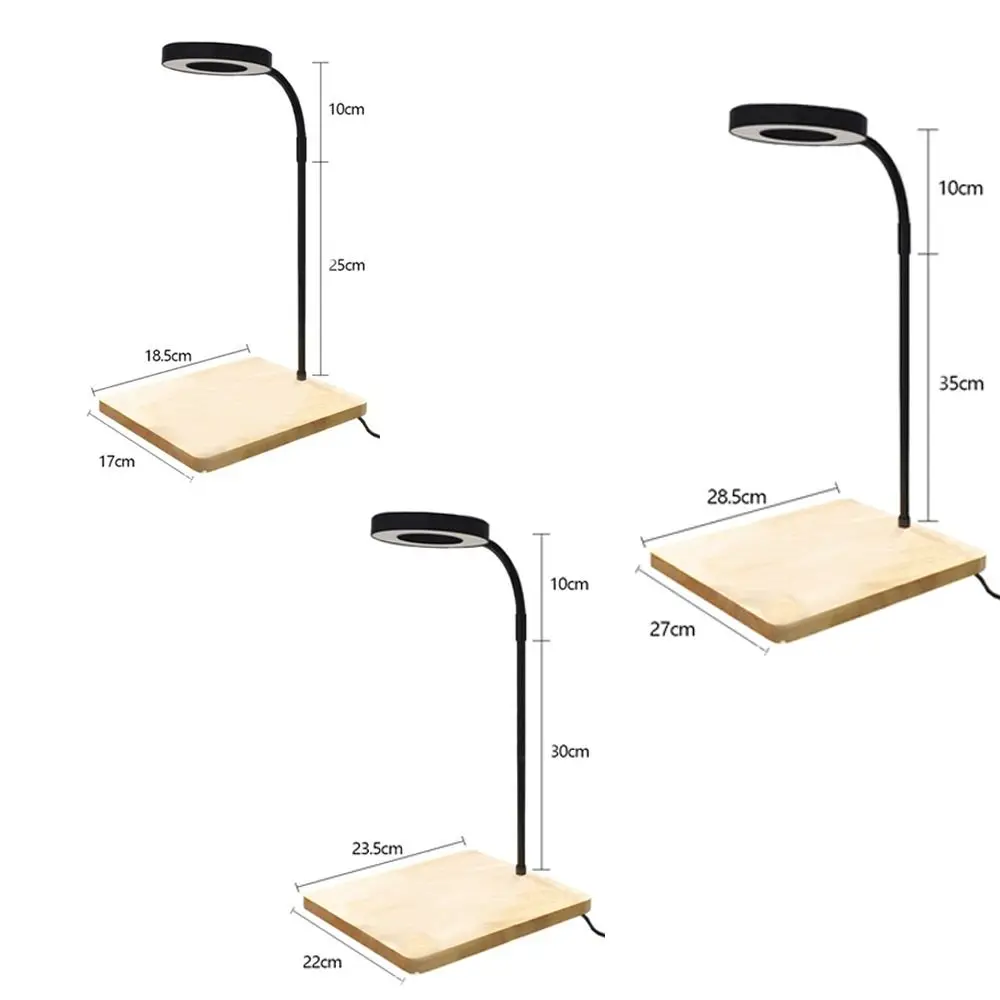 Lâmpada LED para Aquário 10W com Altura Retrátil e Base de Madeira - Imagem 6
