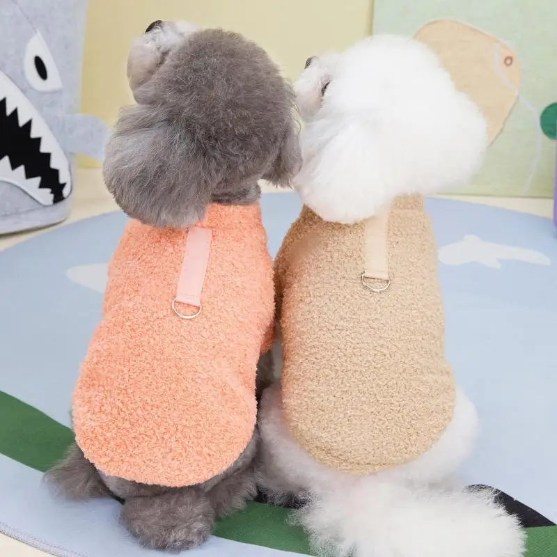 Suéter para Cães Pequenos de Pelúcia Inverno - Imagem 2
