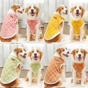 suéter de fleece polar para cães