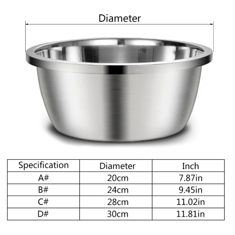 Tigela de Aço Inoxidável para Cães, 20 cm, Lavável na Máquina - Imagem 3