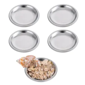 comedouro caranguejo eremita inox