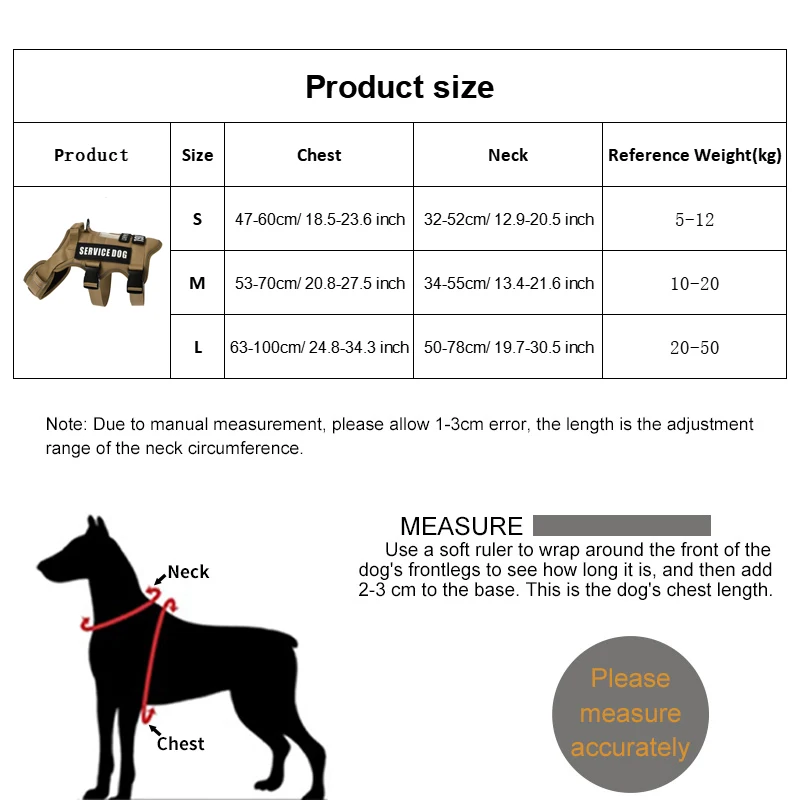 Colete Tático para Cães KOMMILIEF sem Puxar com Alça Acolchoada - Imagem 2