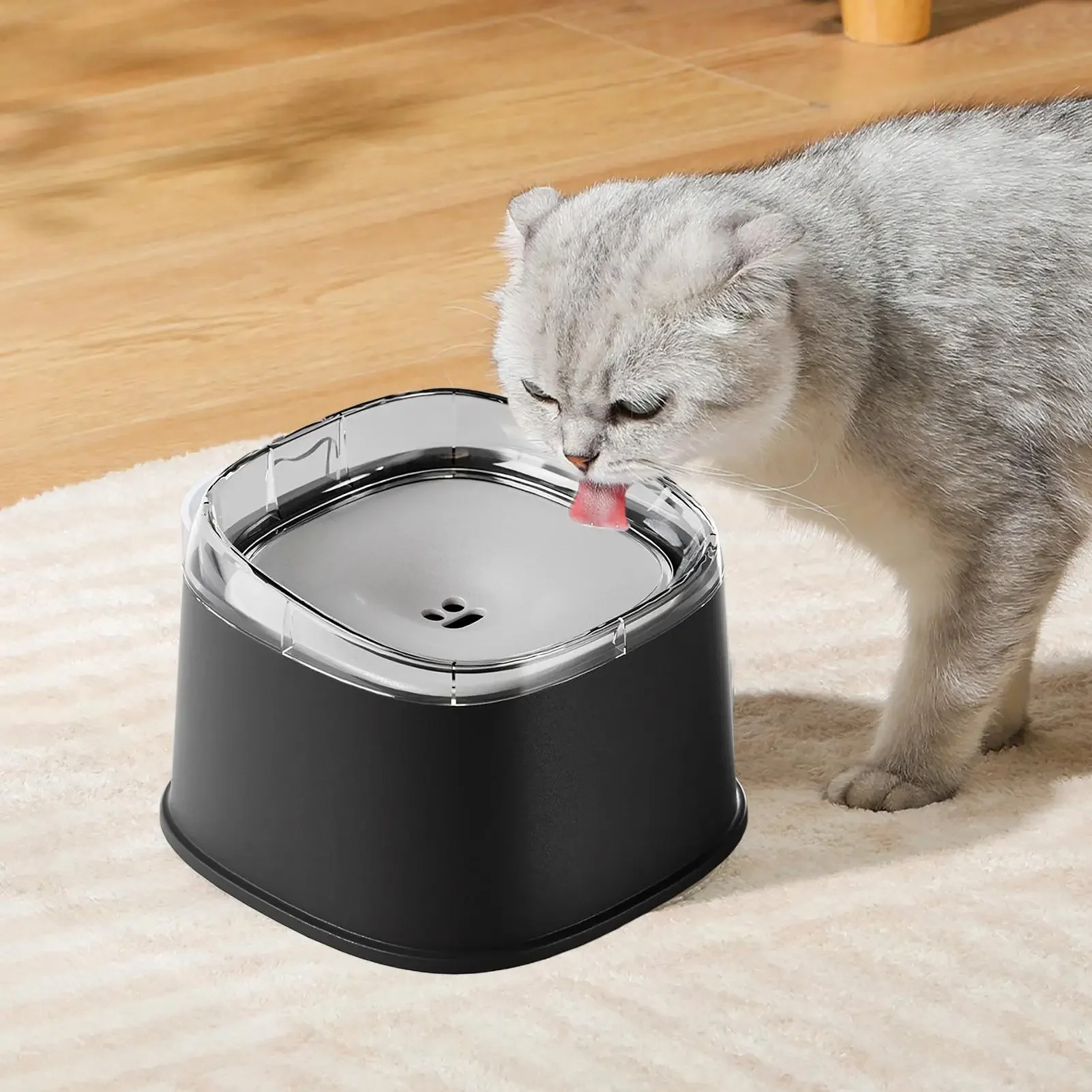 Tigela de Água Antivazamento para Cães e Gatos 2000ml, evita derramamentos - Imagem 6