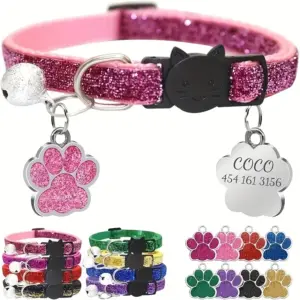 coleira personalizada para gato