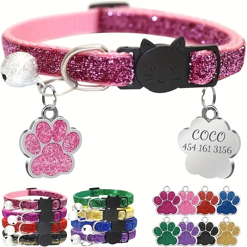 coleira personalizada para gato
