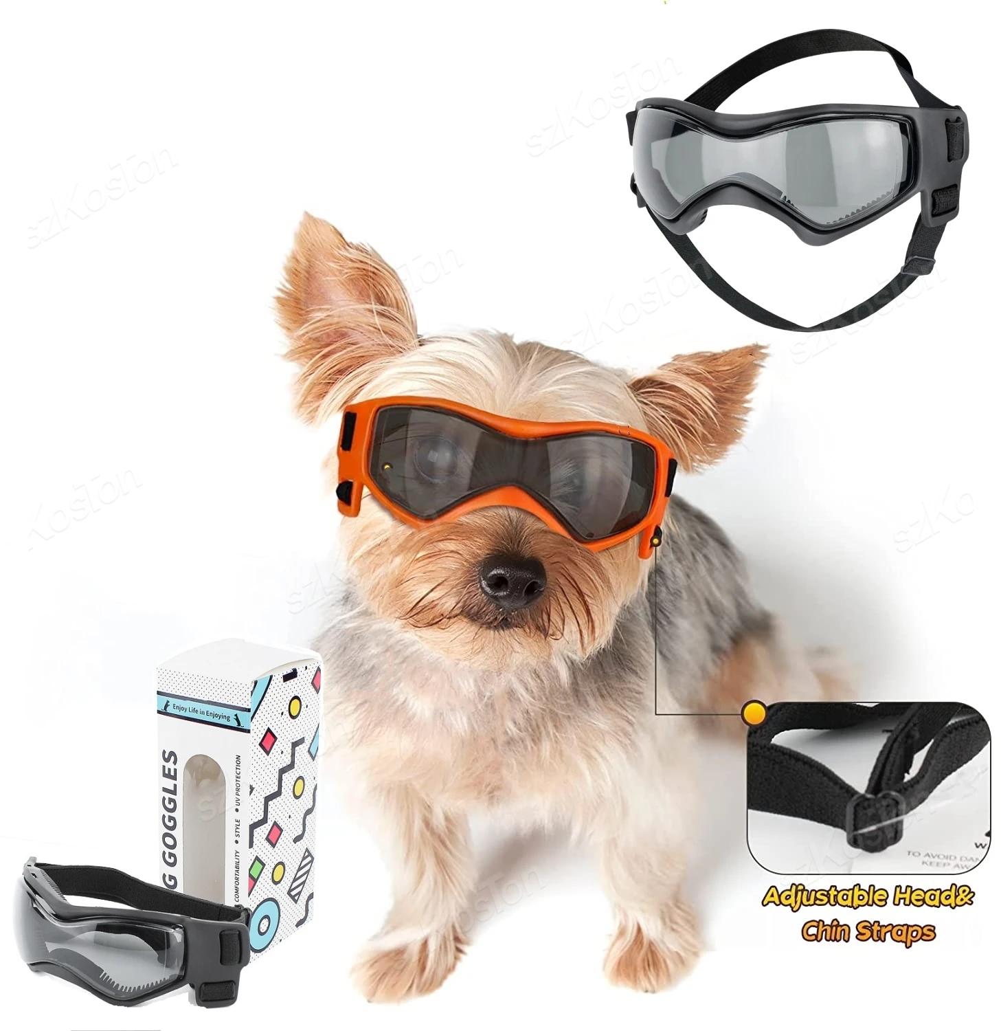 óculos de sol para cães com proteção UV
