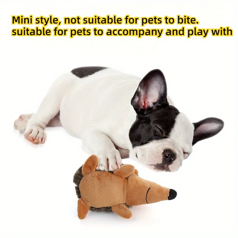 Brinquedo de Pelúcia Ouriço para Cães com Apito Interno - Imagem 3