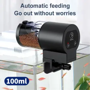 alimentador automático para peixes e tartarugas