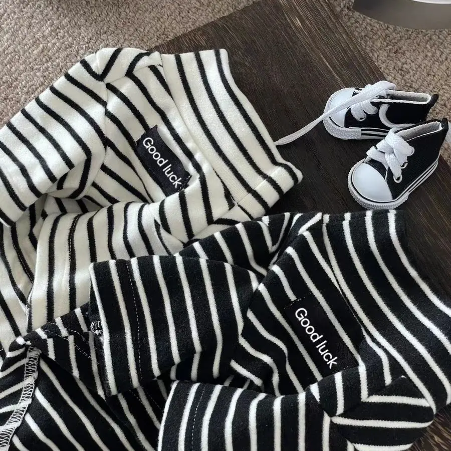 Camisa Térmica para Cães Pequenos de Outono e Inverno Listrada - Imagem 4