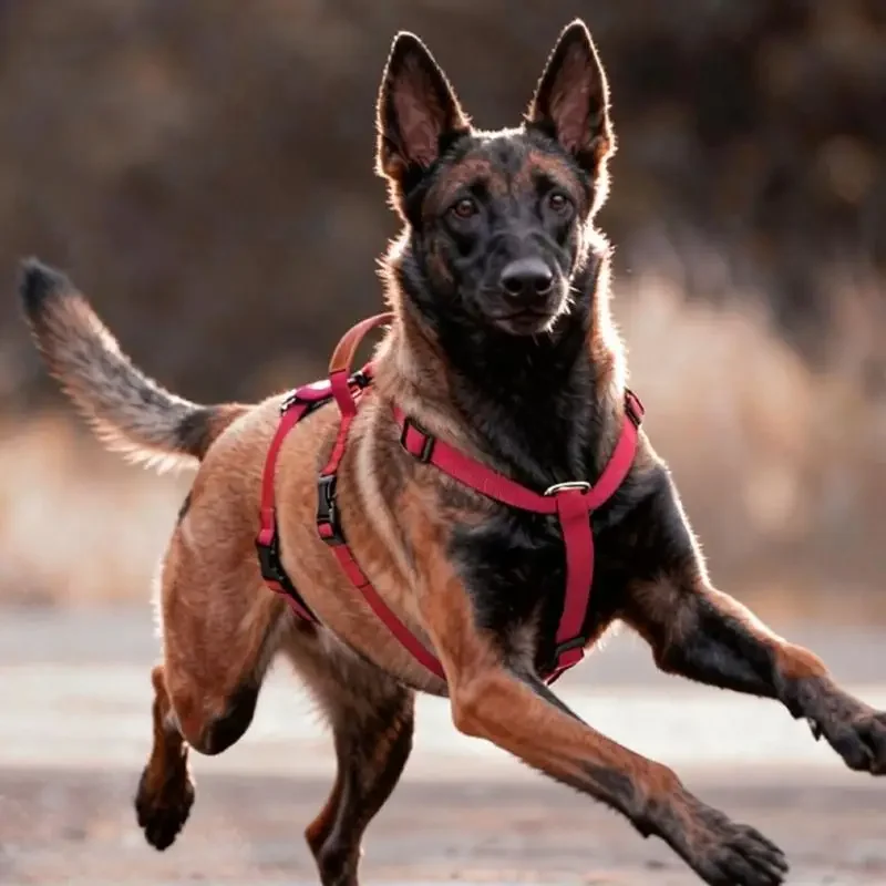Colete para Cães Ajustável em Poliéster para Passeio e Treino - Imagem 4