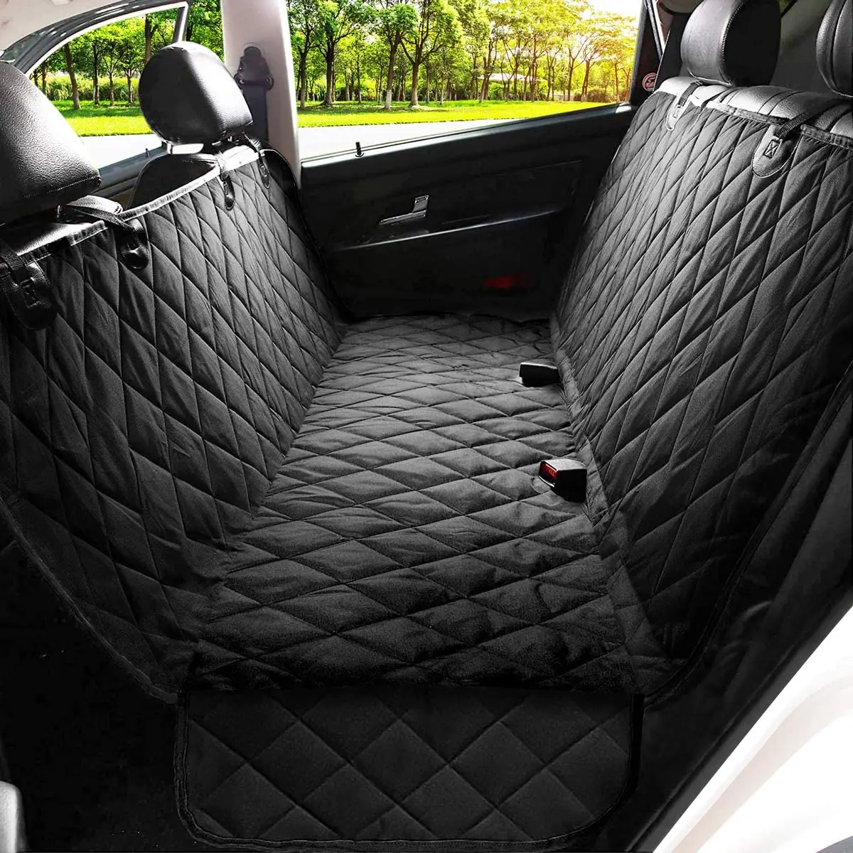 Capa de Assento para Cães à Prova D'Água para Viagem de Carro - Image 2