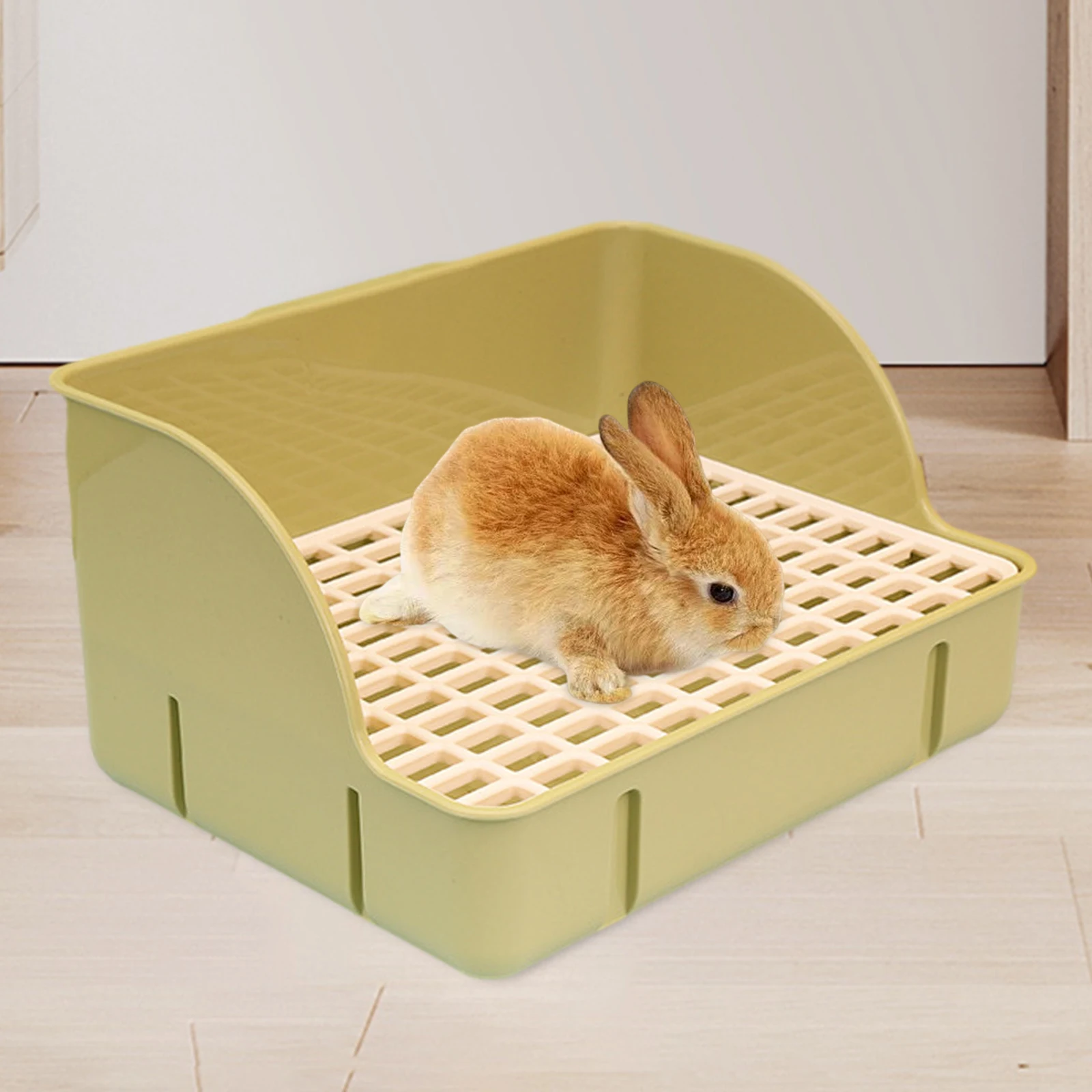 Caixa de Areia Canto para Coelhos 29x22x15,5 cm Fixa na Gaiola - Imagem 2