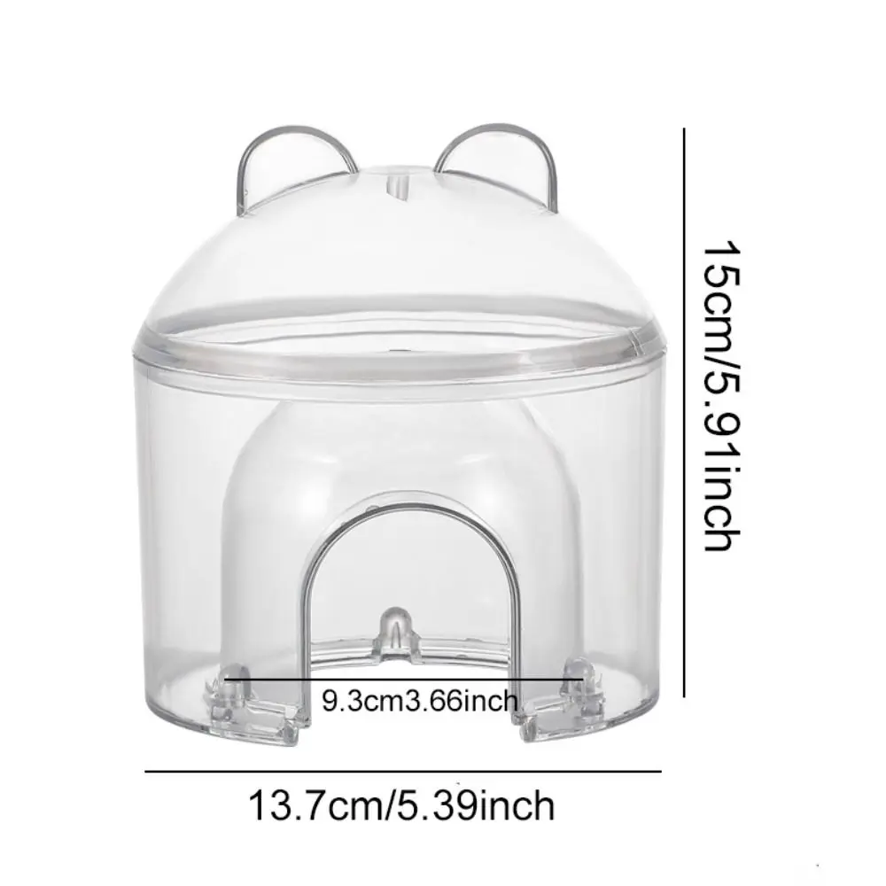 Casa para Hamster de PET Transparente com Compartimento para Gelo - Imagem 6