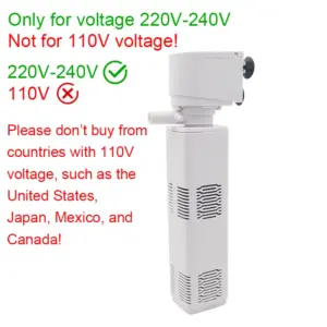 bomba de filtro para aquário 220v