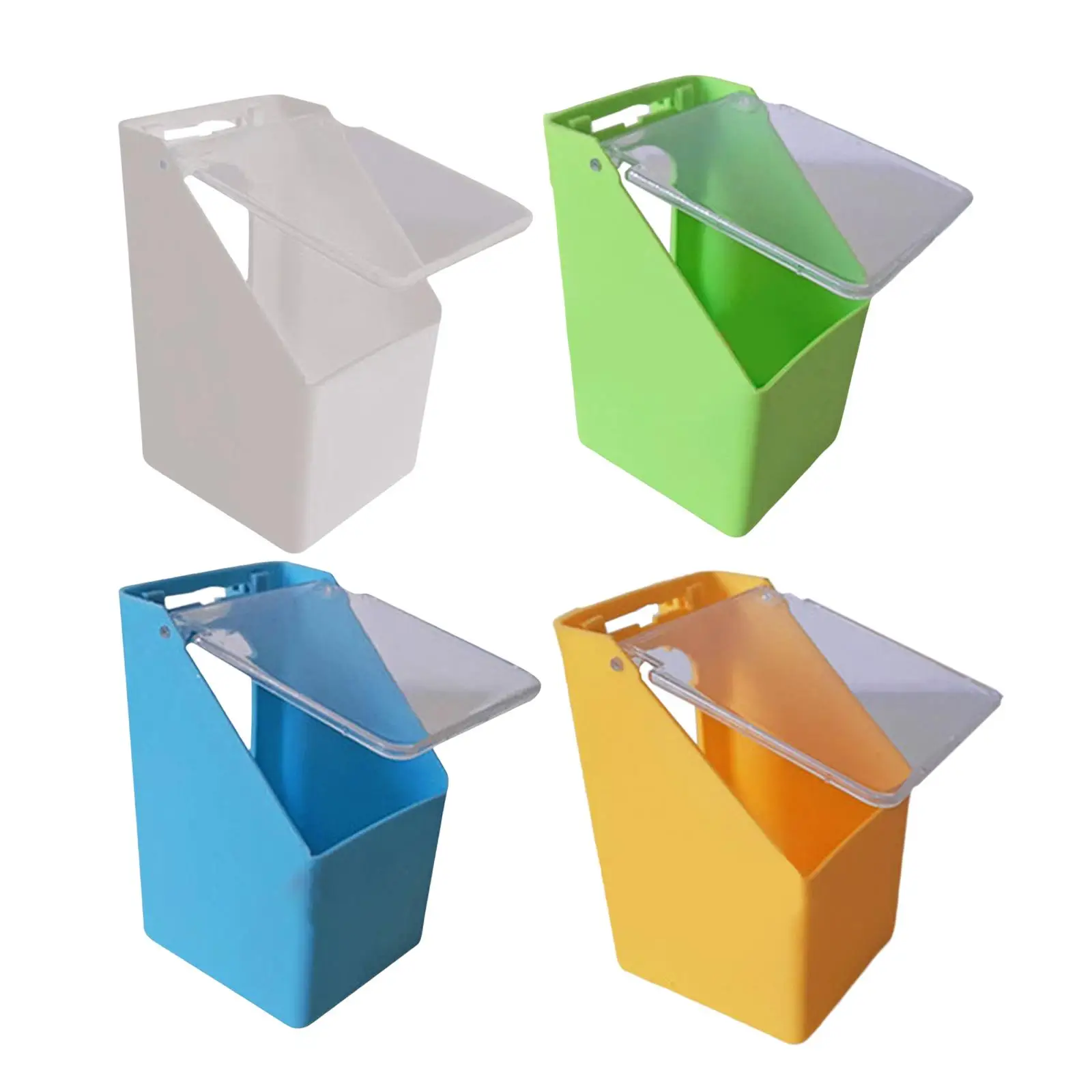 Comedouro para Pássaros e Pombos 14 cm de Plástico com Tampa Transparente - Imagem 4
