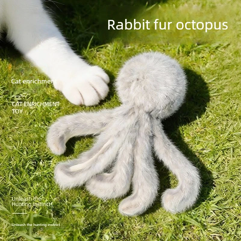 Brinquedo Interativo Polvo para Gatos com Varinha Substituível - Image 5
