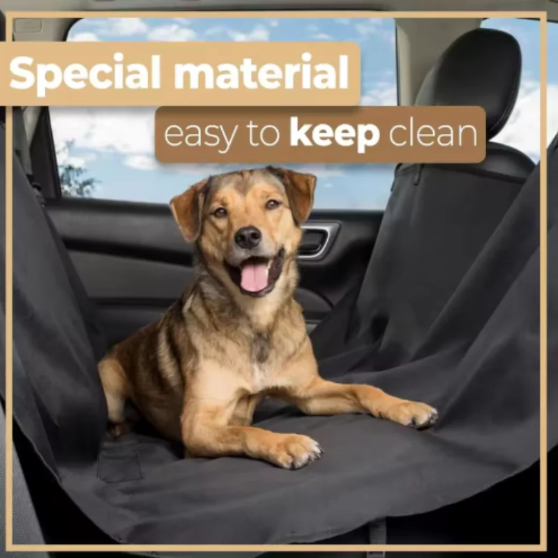 Capa de Carro para Cães Impermeável Dobrável para Banco Traseiro - Image 3