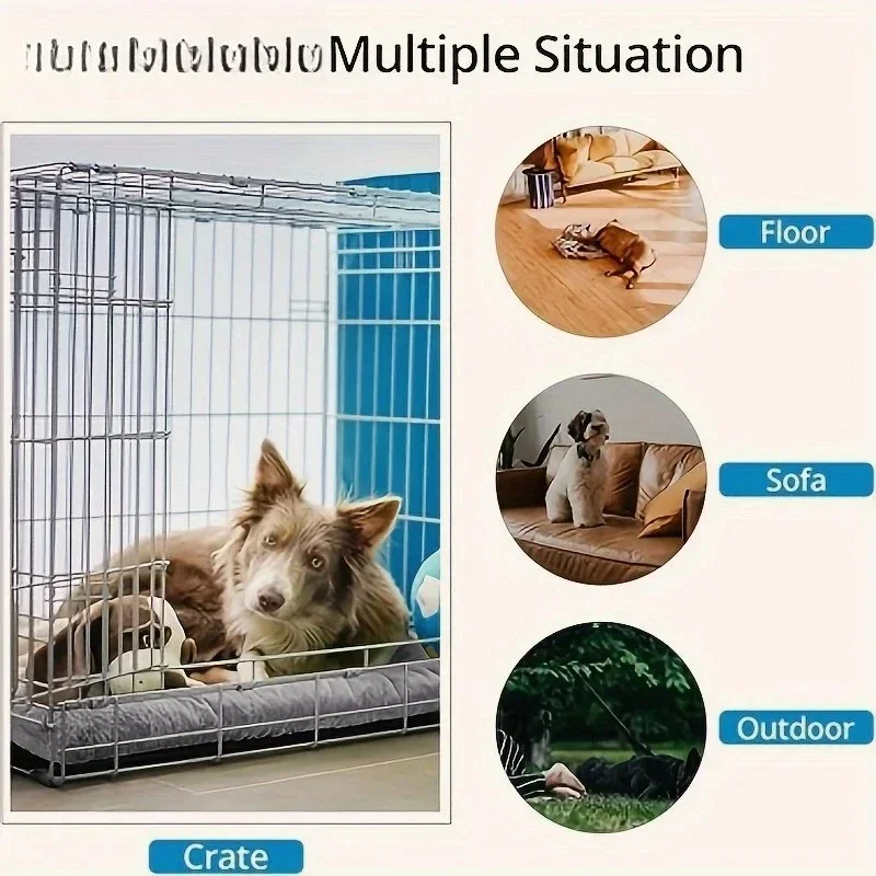 Cama Sofá de Pelúcia para Cães Grandes e Pequenos, Poliéster - Image 3