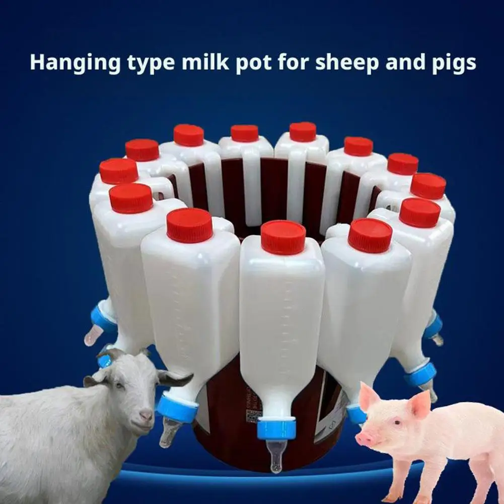 Garrafa de Alimentação para Cordeiro com Bico Macio e Design Invertido - Imagem 4