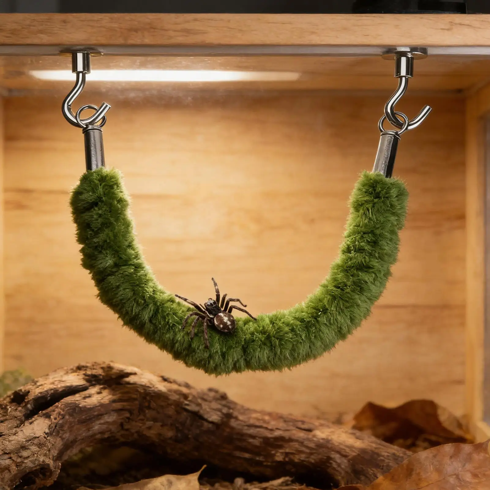 Ponte para Aranhas e Geckos de Corda de Algodão com Ímãs para Terrário - Imagem 5