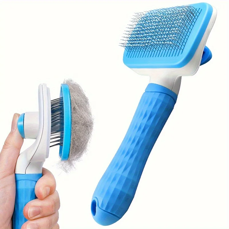 Escova de Auto-Limpeza para Gatos e Cães, de Remoção de Pelos - Imagem 6