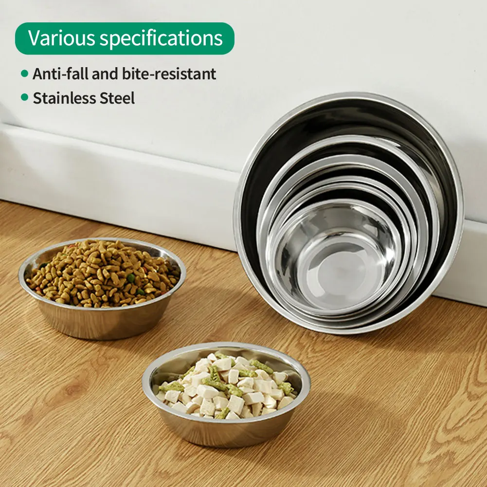 Tigela para Cães e Gatos de Aço Inoxidável Grande Capacidade - Imagem 2