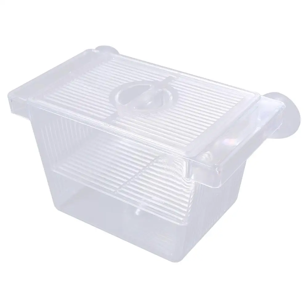 Caixa de Criação para Peixes com Ventosas Transparente 12,5x7x7 cm - Imagem 5