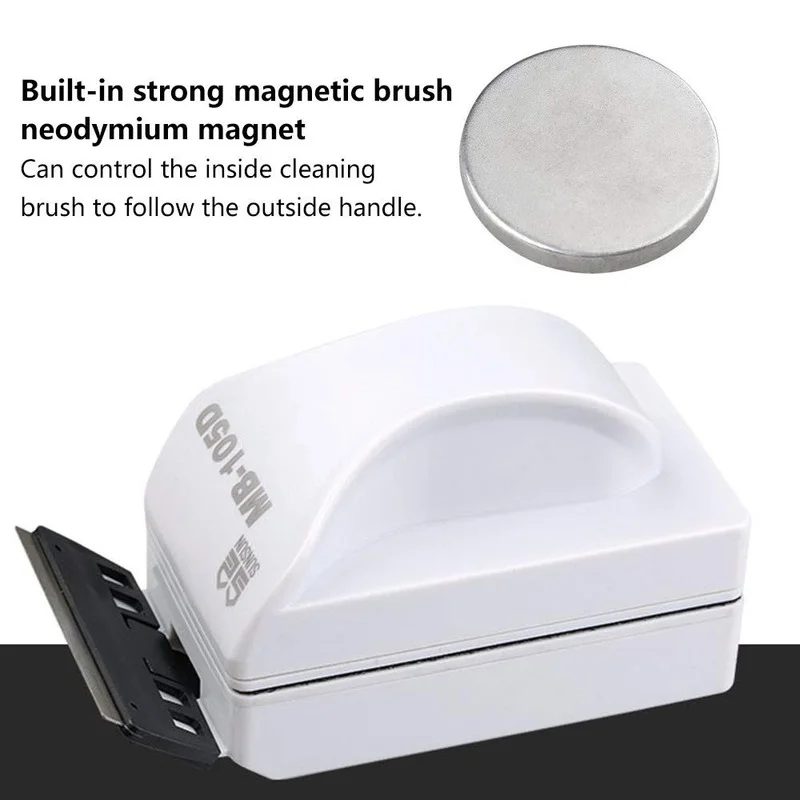 Limpador Magnético Flutuante para Aquário com Raspador para Vidro - Imagem 4