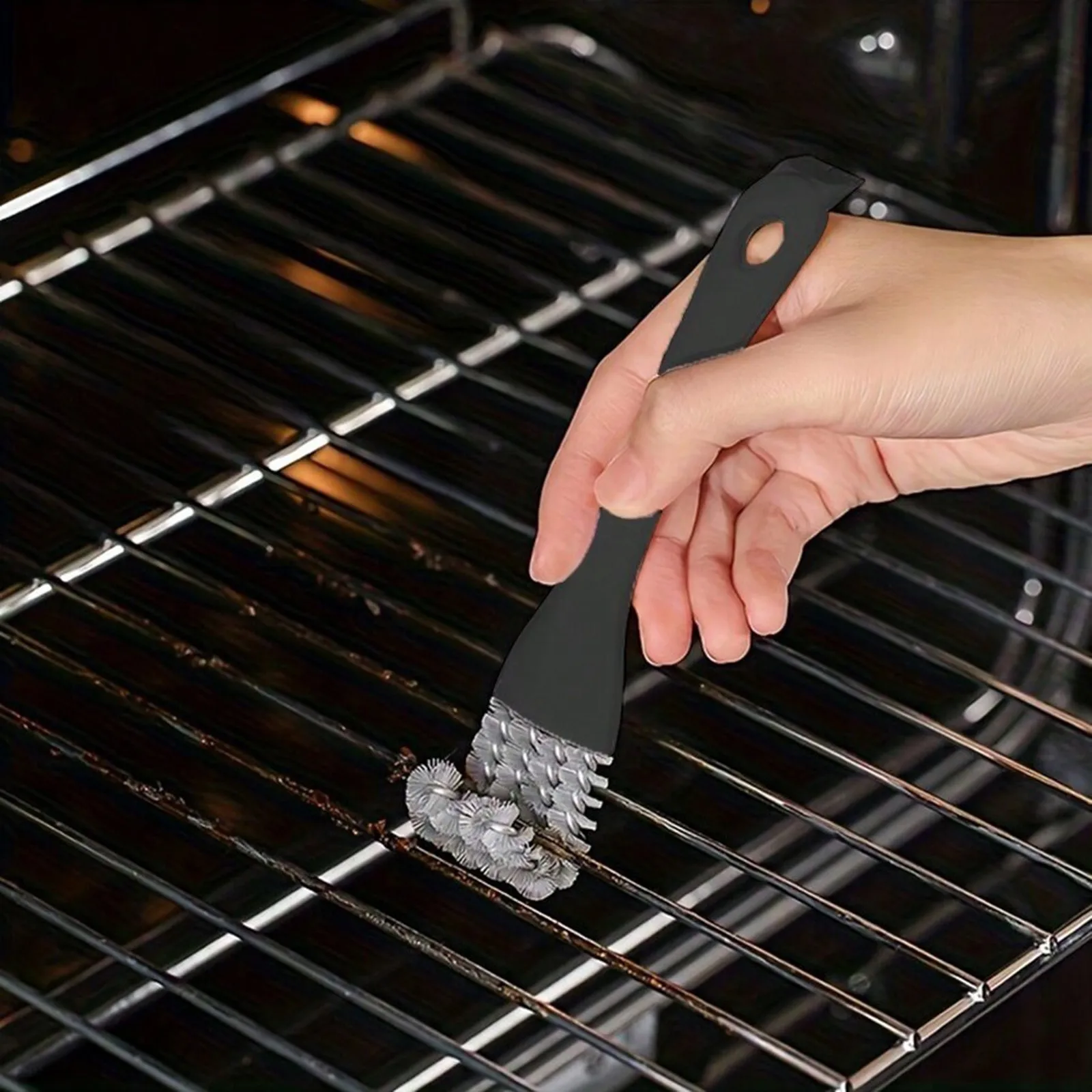 Escova de Limpeza de Gaiola para Pássaros com Cabo Ergonômico - Imagem 5