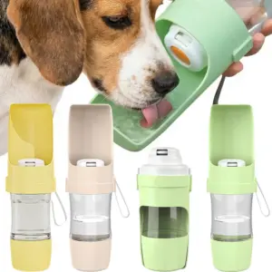 garrafa de viagem para pets dupla