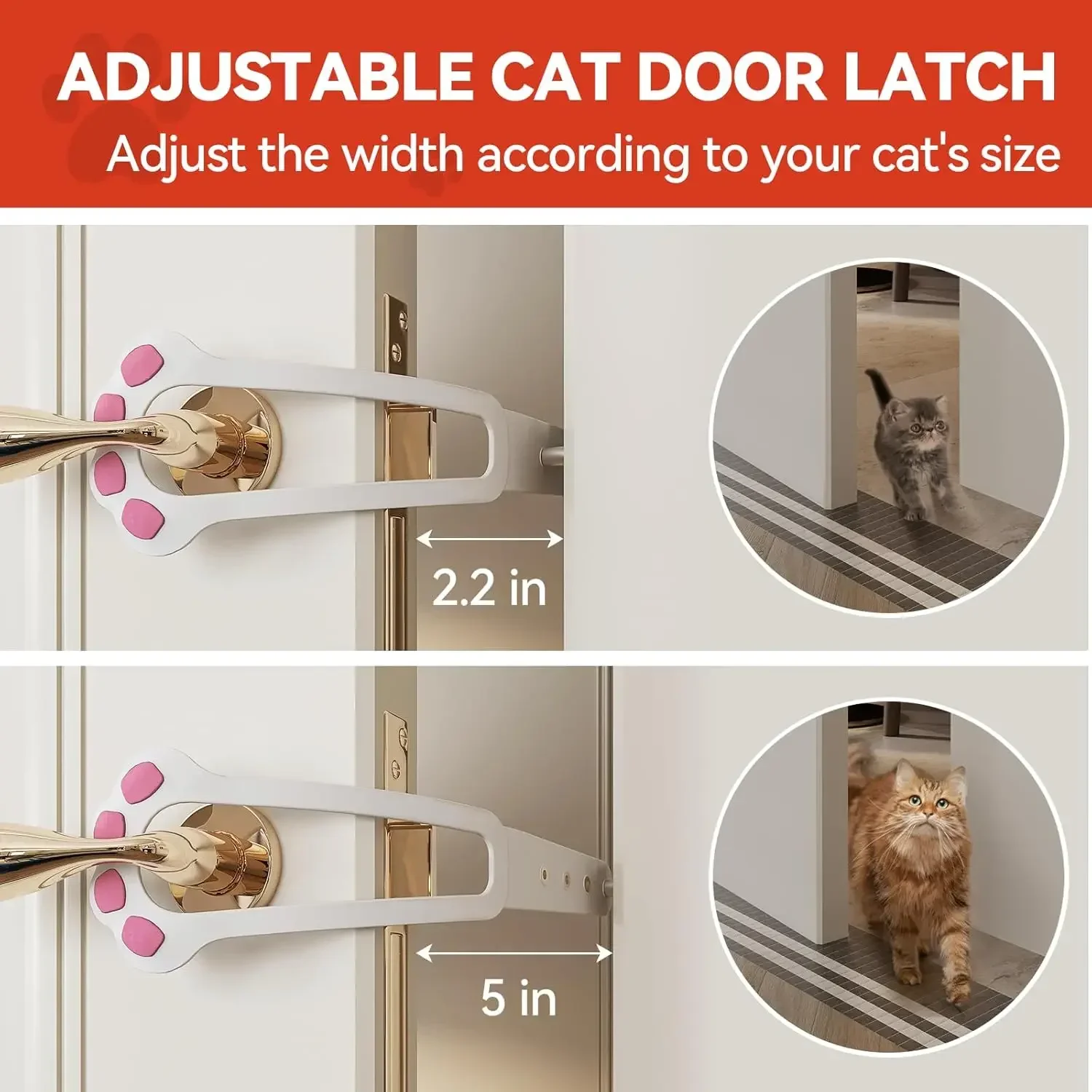 trava de porta para gato