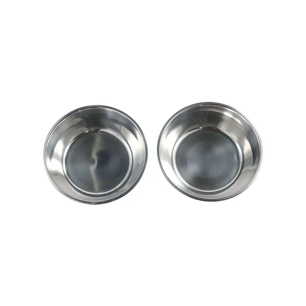 Tigela de Água e Comida para Cães e Gatos de Aço Inoxidável Durável - Imagem 2