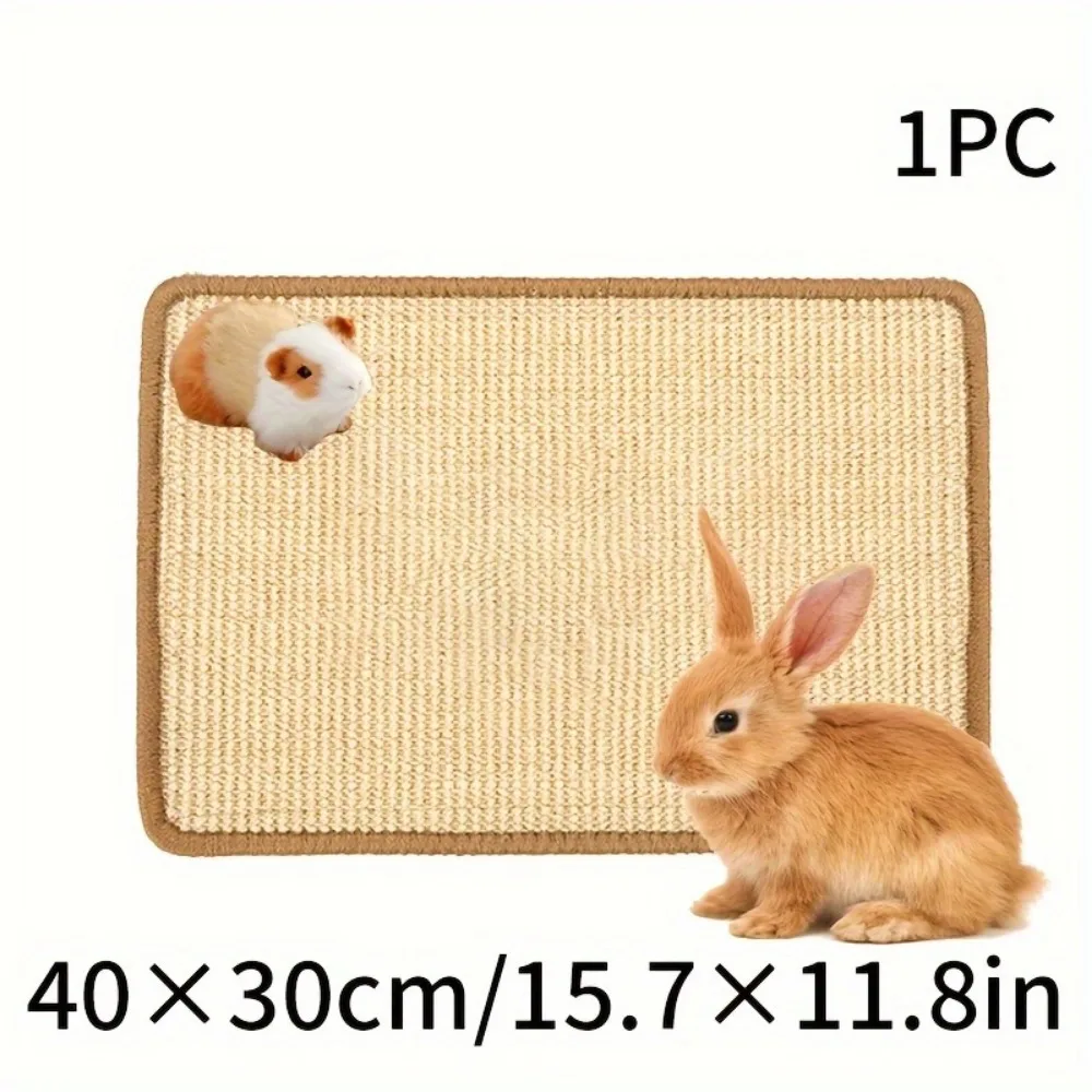 Tapete de Fibra Natural para Coelhos Antiderrapante - Imagem 4