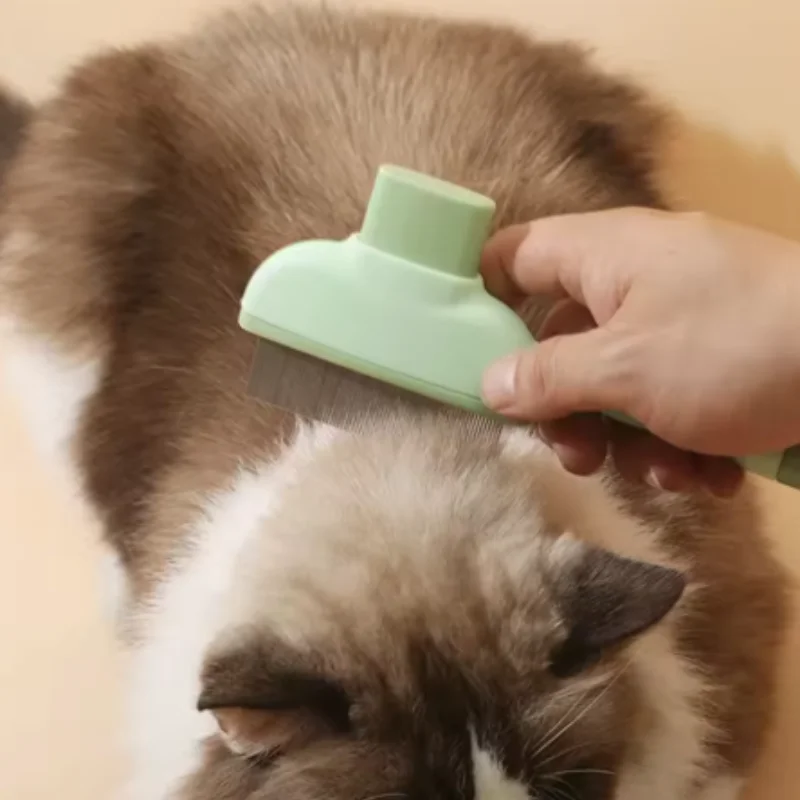 Escova Ergonômica para Cães e Gatos com Cabo Antiderrapante - Imagem 5
