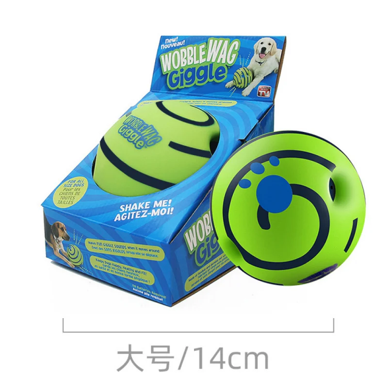 Brinquedo Interativo para Cães Bola Luminosa Wobble Wag Giggle - Image 6
