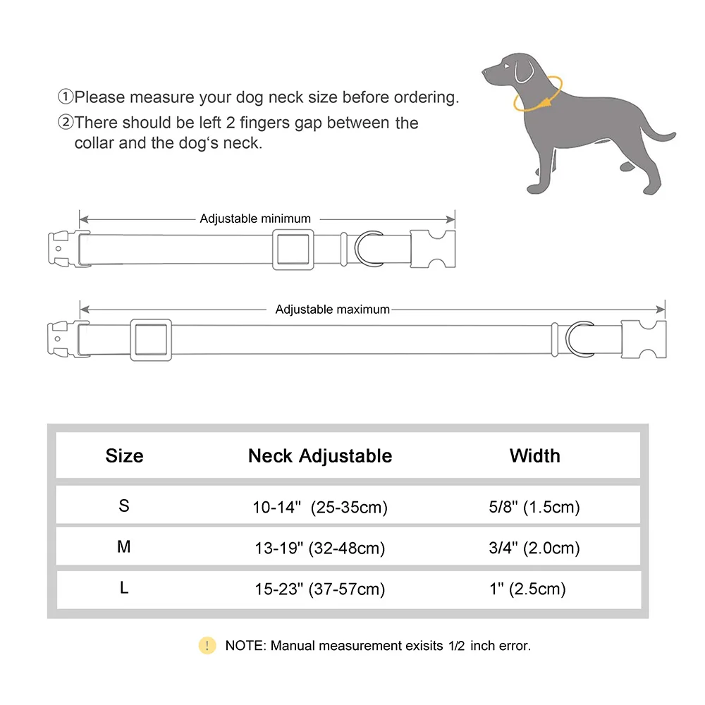 Coleira Floral Nylon para Cães com Gravação Personalizada - Image 6