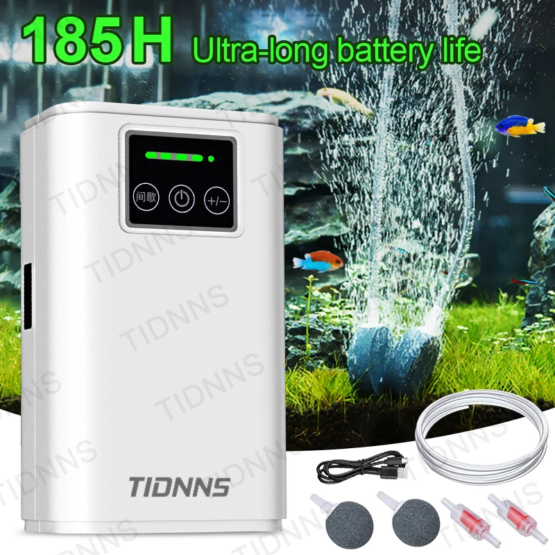 bomba de ar para aquário recarregável usb