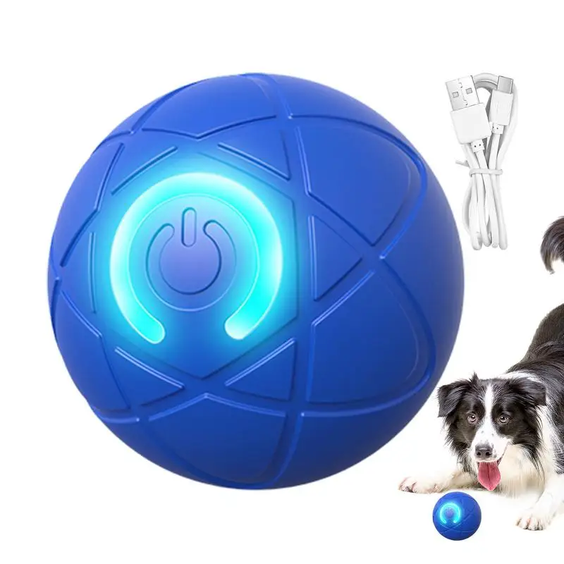 bola de rolamento para cães recarregável usb
